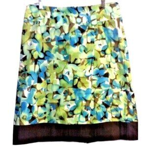 Harve Benard Floral Skirt Size 8